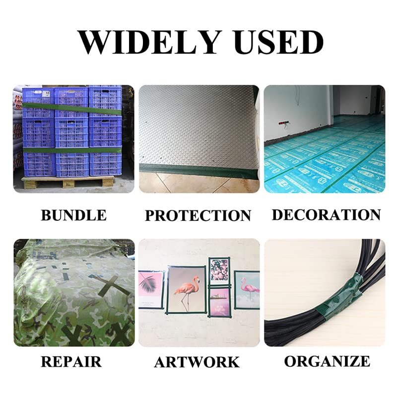 LLPT Duct Tape Premium Grade 2.36 Inches x 108 Feet x 11 Mil Easy Tear Residue Free Strong Adhesive Color Dark Blue (DT249) - Image 5